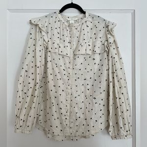 H&M Linen Blend Blouse